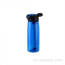 BPA gratis integrerat filter halmvattenfilterflaska
